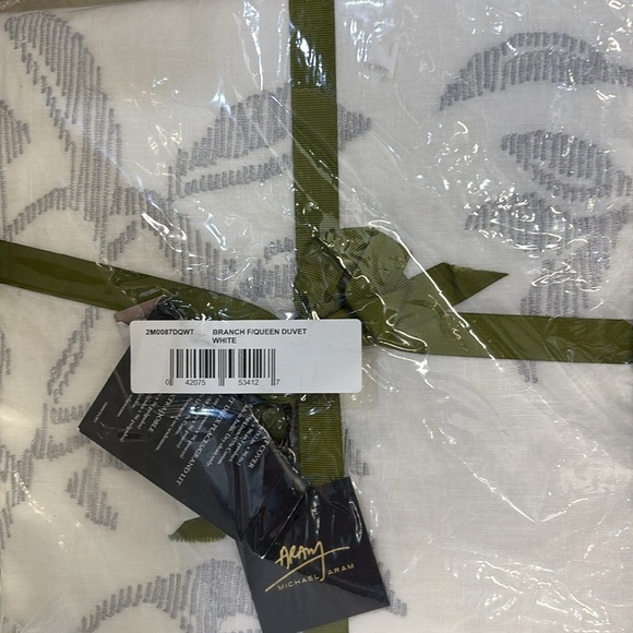 Michael Aram Branch Duvet Cover, Full/Queen - Picture 2 of 3
